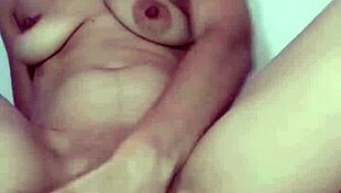 Hot cuckold amateur brunette gets a hot cumshot from her lover