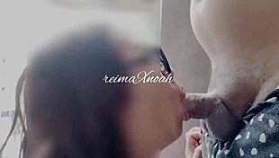 Pinay student faces a construction boy's threat in public outdoor spot