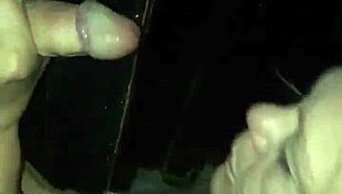 blonde experiences creampie at gloryhole