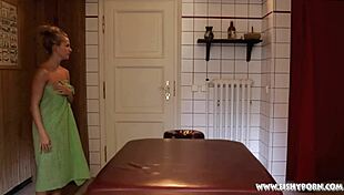 beautiful teen 18+ bella performs a masturbation show