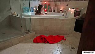 Petite Teen 18+ Gets Banged Hard By Bf After Shower With Monster Cock!