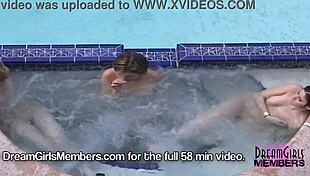 She says, 'Come eat my hairless pussy and use toys on my ass in the jacuzzi at spring break house.'