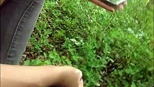 PUBLIC OUTDOOR ARGENTINIAN SEX, HOMEMADE BITCH THROWS CONDOM IN FIELD