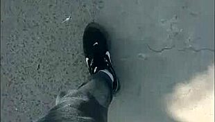 PUBLIC OUTDOOR ARGENTINIAN SEX, HOMEMADE BITCH THROWS CONDOM IN FIELD