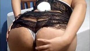 Watch This Latina's Big Ass Squirt with Dildo Toys in Compilation!