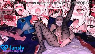 Teen 18+ on webcam uses toys for anal climax and cumming