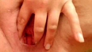 Is this sexy girl going to cum from fingering her wet pussy with that toy?