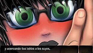 Pact with a witch part 5 features petite goth anime girl in game