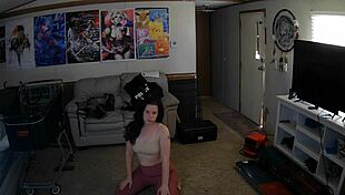 She embarks on her first workout in leggings, focusing on building strength and toning her glutes.