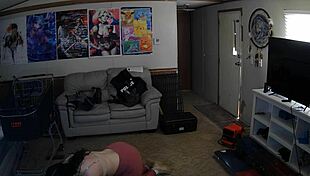 She embarks on her first workout in leggings, focusing on building strength and toning her glutes.