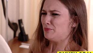 Beautiful Lesbian Girls Playing with Cougars