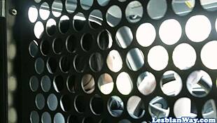 Tattooed lesbians pussylick after fingering