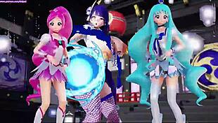 Check out this gooning compilation with dancing hentai babes