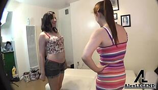 Sovereign syre stars in intriguing brunette group scenes