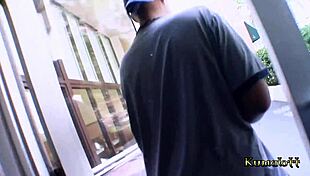 The amateur milf, Kumalott, with huge tits and butt, enjoys a facial.