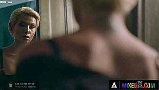 this strong blonde's pussy gets eaten by amirah adara in face sitting.