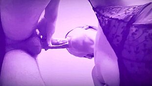 Violet Love's Milf Mouth Drips With Lots Of Cum After Deep Blowjob