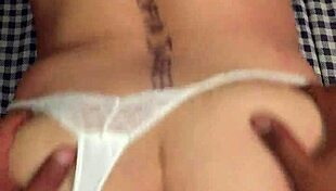 Opening My Wife's Luscious Ass, Bent Over in Lingerie, Ready for Doggystyle Pleasure.