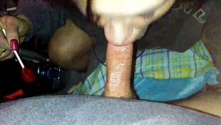 She deepthroats that cock so deep