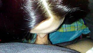 She deepthroats that cock so deep