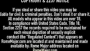 ROME MAJOR FUCKS with TATTOOED REDHEAD HANDJOB