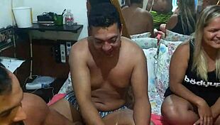 First to Get Banged: Melissa Alecxander, Paty Bumbum, and Fada Mel Compete in Wild Orgy