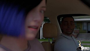 Freaky pawg agrees to intense stepfather fuck with monster black cock to keep her secret