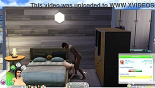 A pregnant prostitute's secret encounter with her pimp turns into intense anal fucking. Ass and sex dominate the scene.