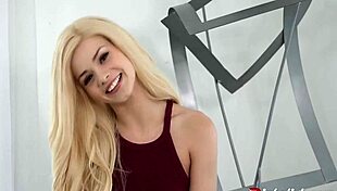 Elsa Jean bends over big ass for audition