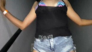 horny neighbor says, 'fuck me on the pool stairs?'