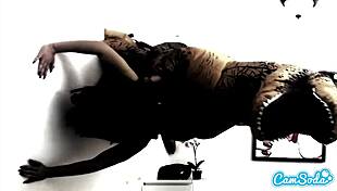 Step sister and teen babe take a steamy threesome with Trex