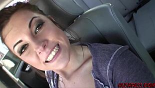 chase evans gets fucked in the car missionary style