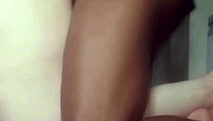 My fat ass girlfriend got stuck in the couch and we fucked