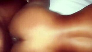 Slim thick ebony stripper rips clothes while talking smack on monster cock pov