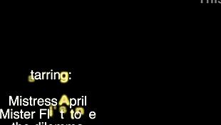 Mistress april dominates owned slut in flintstones dilemma bondage