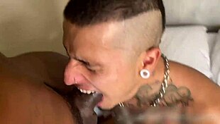 i got fucked by daddyblackxxx with his split tongue, feeling every inch as a brazilian bottom