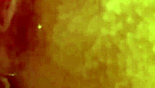 Pussy intensely fucks dildo and squirts