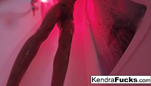 I, Kendra Cole, masturbate in the shower, oh god!