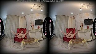 solo teen 18+ kecy hill is masturbating at home in vr