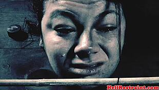 I whipped my bonded sub in the dungeon, dominating her with bondage.