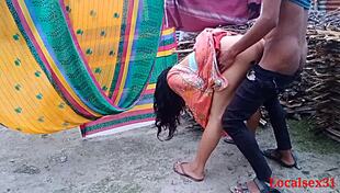 desi indian bhabi moans deeply during hardcore outdoor sex with handjob by localsex31, feeling intense pleasure in the webcam scene