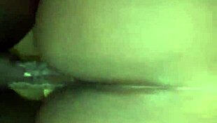 ebony woman bends over for a big ass view in doggystyle position