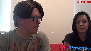 Inked English Slut Sucks Producer's Big Cock in POV Blowjob