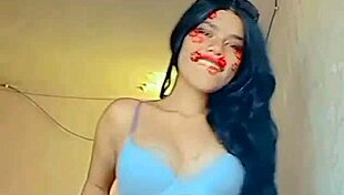 I'm feeling really hot and sexy as a cute person on this webcam, what should I do?