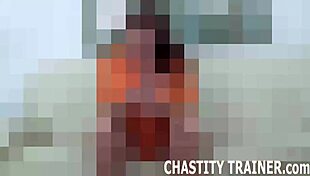 In this femdom tale, she controls him completely with his cock locked up in bondage.