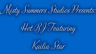 Kailia star loves suckin bbc