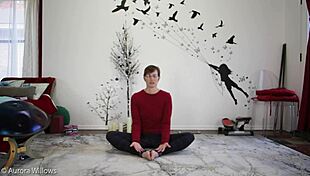 Yoga lesson 335 with petite russian instructor