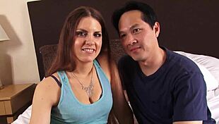 Hot Brunette Slut Receives Intense Fucking And Blowjob Leading To Powerful Orgasm And Cumshot