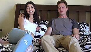 Latina Champ Takes Down Huge Cock Like a Pro