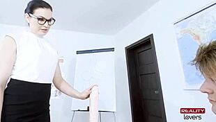 I Am Naughty Sex Teacher Hannah Vivienne Riding Rough With Toys